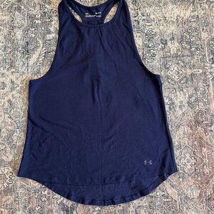 Women’s Under Armour Blue Sleeveless Tank Top with Racerback